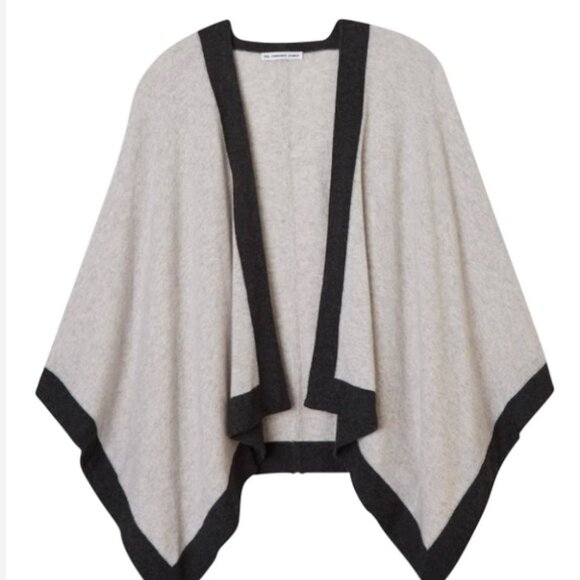 "The Cashmere Project" 100% Cashmere Grey Wrap OS - Picture 1 of 3